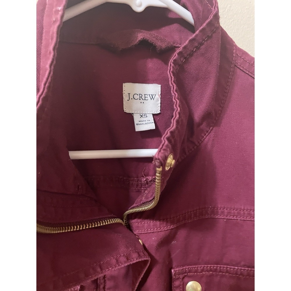 J.Crew Women's Burgundy Jacket - Picture 2 of 2